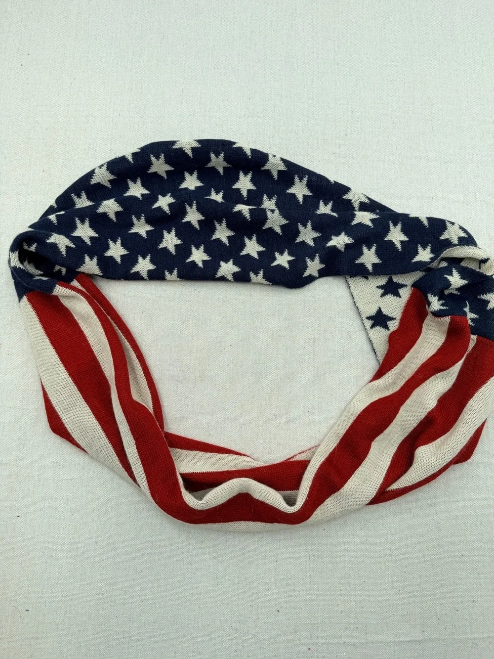 American Flag Infinity Scarf - Red, White & Blue